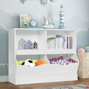 Ver imagem 2 de Organizador Infantil Ariela 2 Portas 4 Gavetas MDF 104cm Woodcore