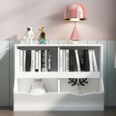 Ver imagem 3 de Organizador Infantil Ariela 2 Portas 4 Gavetas MDF 104cm Woodcore