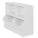 Ver imagem 1 de Organizador Infantil Ariela 2 Portas 4 Gavetas MDF 104cm Woodcore