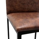 Ver mais imagens de Banqueta Bistrô Gourmet Kiel Estofada Cor Marrom - Kmj