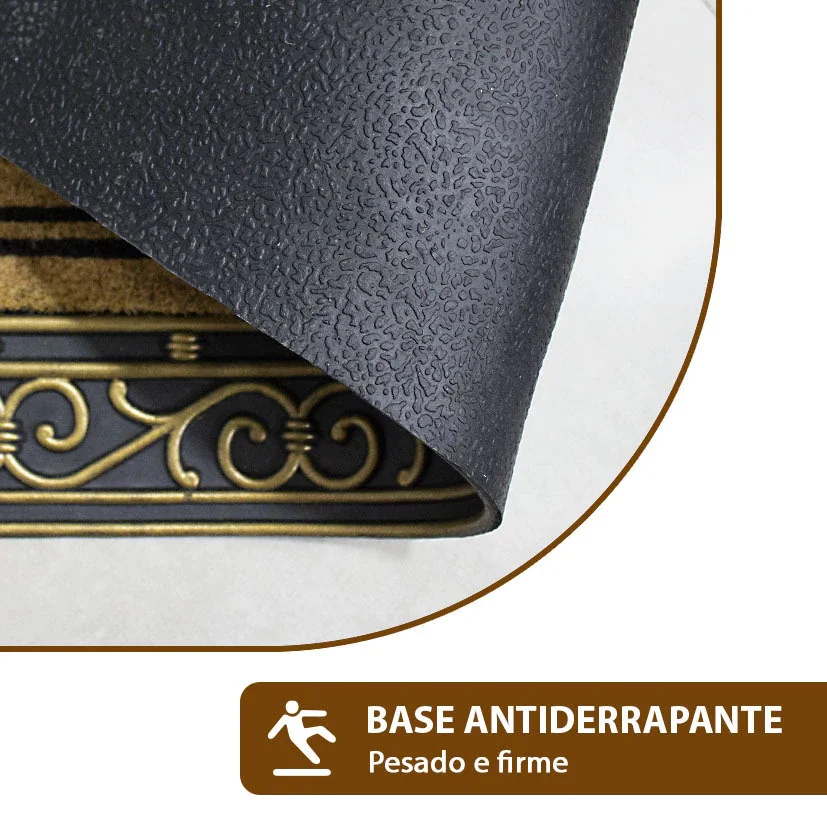 1 Tapete Porta Capacho Fibra Coco Antiderrapante 60x90 Impdr - 4
