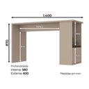 Ver imagem 2 de Ilha Gourmet 01 Porta Basculante para Cozinha Évelin