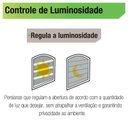 Ver imagem 3 de Cortina - Persiana Horizontal 25mm - Alumínio - Amorim 2 metros