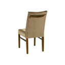 Ver imagem 3 de Cadeira Omega com Pegador Madeira Maciça Cores Neutras e Tecido para Sala de Jantar ou Cozinha