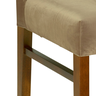 Cadeira Omega com Pegador Madeira Maciça Cores Neutras e Tecido para Sala de Jantar ou Cozinha - 10