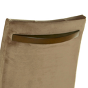 Ver imagem 6 de Cadeira Omega com Pegador Madeira Maciça Cores Neutras e Tecido para Sala de Jantar ou Cozinha