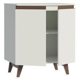 Balcão Armário de Cozinha 70 cm 2 Portas Branco Reims Madesa - 5