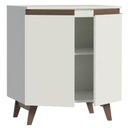 Ver imagem 5 de Balcão Armário de Cozinha 70 cm 2 Portas Branco Reims Madesa