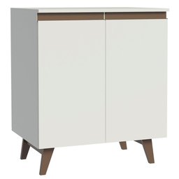 Balcão Armário de Cozinha 70 cm 2 Portas Branco Reims Madesa - 2