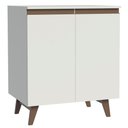 Ver imagem 1 de Balcão Armário de Cozinha 70 cm 2 Portas Branco Reims Madesa