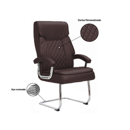 Ut-t22-bv - Cadeira de Espera Cafe Cromada Fixa Bering - 2