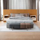 Ver imagem 1 de Cabeceira Casal/queen Maracá com 2 Mesas de Cabeceira Jb