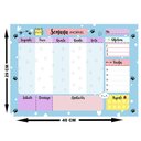 Ver imagem 2 de Quadro Planejador De Metal Semanal 29X40Cm + Caneta