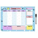 Ver imagem 1 de Quadro Planejador De Metal Semanal 29X40Cm + Caneta