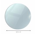 Ver imagem 2 de Espelho Multiuso Lapidado Pendurador Led Branco 50cm Redondo