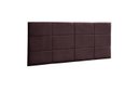 Ver imagem 1 de Painel Raissa 120 cm Suede Bordô