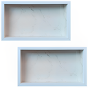 Ver imagem 2 de Kit 02 Nicho de Porcelanato Branco Santorine Polido 60x32cm