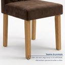 Ver imagem 7 de Conjunto Sala de Jantar 4 Lugares Retangular Tampo Vidro MDF 120x80cm Mesa Lyra e Cadeiras Carol
