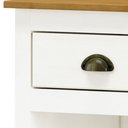 Ver imagem 6 de Mesa de Cabeceira 1 Gaveta Madeira Maciça Mazzaro F06 Branco Freijó - Lyam Decor