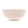 Kit 6 Tigelas Cumbuca Bowl Porcelana Clean Branca 350ml 16cm x 7cm - Lyor - 5