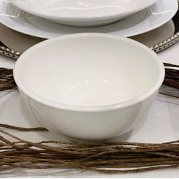 Kit 6 Tigelas Cumbuca Bowl Porcelana Clean Branca 350ml 16cm x 7cm - Lyor - 3 Kit 6 Tigelas Cumbuca Bowl Porcelana Clean Branca 350ml 16cm x 7cm - Lyor - 3