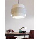 Ver imagem 6 de Lustre para Sala de Jantar Md-4394 Cúpula em Tecido Linho 50cm Bege Bivolt Vivare Brasil Ilumina