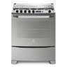 Fogão de Piso Electrolux 5 Bocas Grill Tripla Chama Prata 76GSR – Bivolt - 1