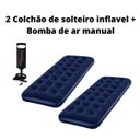Ver imagem 3 de Kit c/2 Colchão Inflável Solteiro Bestway + Bomba de Ar Manual