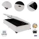 Ver imagem 4 de Cama Box Baú Solteiro 88x188 Branco