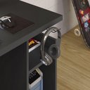 Ver imagem 3 de Escrivaninha Nt 2065 Gamer C/Espaço P/Cpu Preto