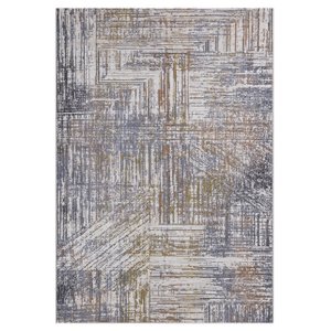 Tapete Nilo 06 0,50x0,80 - Bege e Terroso - Edantex