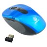 Mouse Sem Fio Barato 1600Dpi Optico a Pilha Notebook Pc TvBox Elite SumeXR 7100 Azul - 6