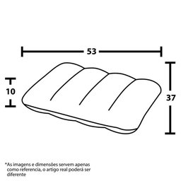 Colchão Casal Inflável + 2 Travesseiros Vg Plus - 6