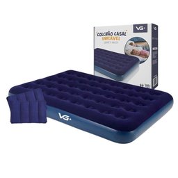 Colchão Casal Inflável + 2 Travesseiros Vg Plus - 1