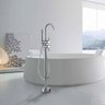 Torneira Chão Duchinha Gourmet Banheira Prateado Elegante - 5
