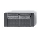 Ver imagem 4 de Sofá com Chaise Larissa 4 Lugares Retrátil e Reclinável 232cm Grafite Suede