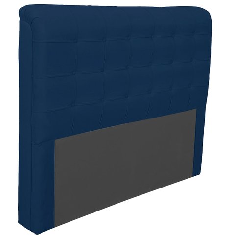 Cabeceira Casal de Cama Box Estofada Ana 140 Cm Veludo