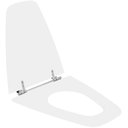 Ver imagem 2 de Assento Sanitário Poliester Plaza Branco para Vaso Ideal Standard