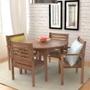 Ver imagem 3 de Mesa Redonda Pink Sands Marrom/Madeira