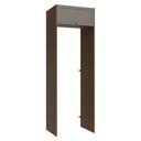 Ver imagem 1 de Porta-geladeira 73 Cm 1 Porta Basculante Rustic/cinza Vik Madesa