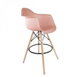Banqueta Alta com Encosto DSW-M Eames Arm - 3