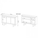 Ver imagem 4 de Conjunto 3 Peças com Escrivaninha em L, Estante Livreiro e Balcão para Escritório 3 Portas