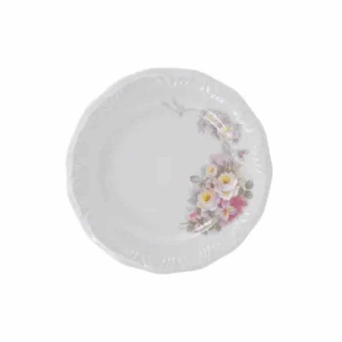 Prato Sobremesa Porcelana 19 cm Decoração Eterna Porcelana Schmidt