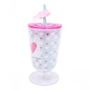 Ver imagem 4 de Copo Taça com Canudo Amo Você 600ml - Projeto Kiwi