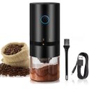 Ver imagem 1 de Moedor de Café Elétrico Portátil, 4 Xícaras Pequeno Moedor Cônico Automático Moedor de Grãos de Café