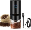Ver imagem 1 de Moedor de Café Elétrico Portátil, 4 Xícaras Pequeno Moedor Cônico Automático Moedor de Grãos de Café