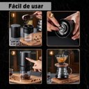 Ver imagem 4 de Moedor de Café Elétrico Portátil, 4 Xícaras Pequeno Moedor Cônico Automático Moedor de Grãos de Café