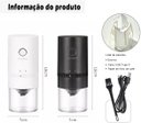 Ver imagem 6 de Moedor de Café Elétrico Portátil, 4 Xícaras Pequeno Moedor Cônico Automático Moedor de Grãos de Café