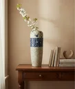 Ver imagem 2 de Vaso Decorativo de Porcelana Pintado À Mão, Vaso de Decoração para Casa.