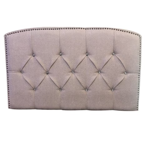 Painel 140x Genova C Strass Boucle Rosa Chá - Dominic Decor